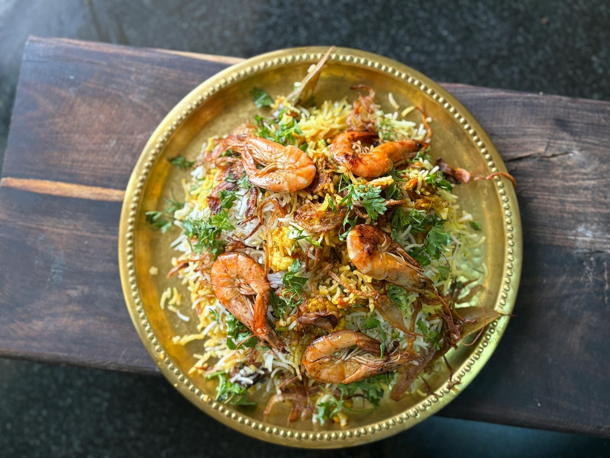Garnelen Biryani, Shrimp Biryani, INDIAN, Biryani, Garnelen, Shrimp, Indisches Essen, SPICY, TRADITIONAL, FESTIVE, DINNER, LUNCH, FISH, RICE_MEALS